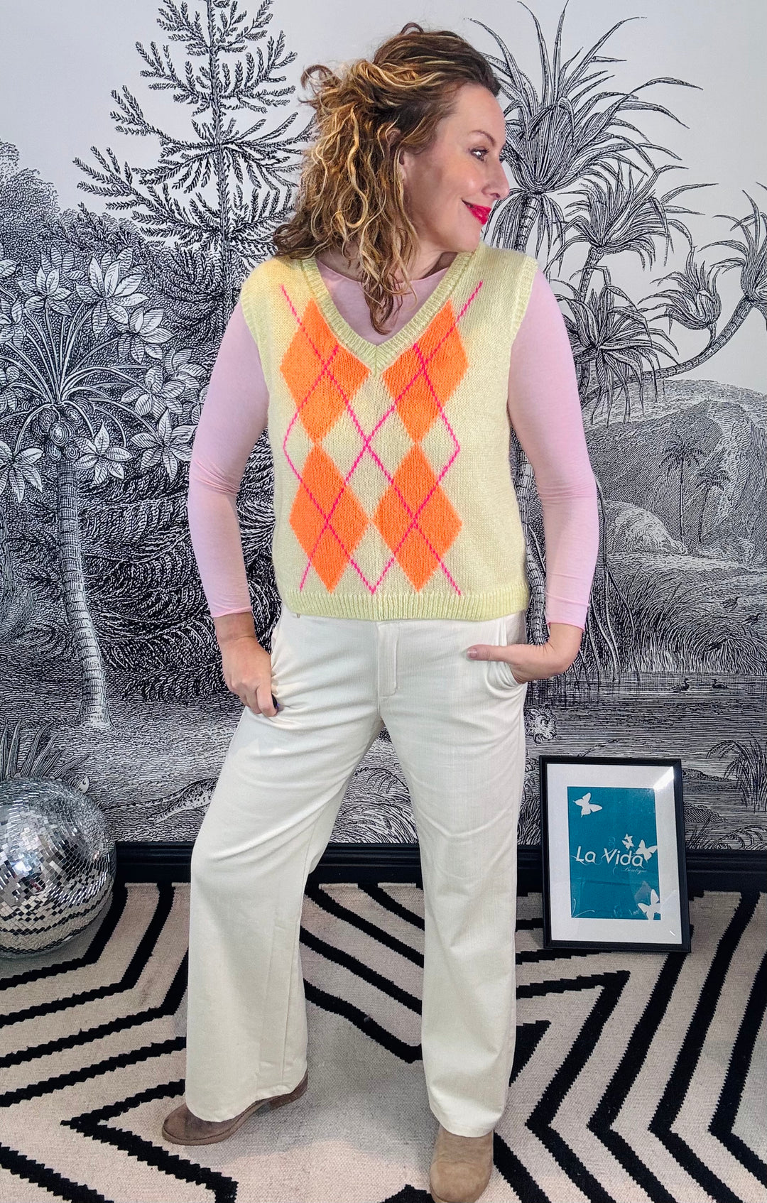 Box Pocket Pant Denim Trousers in Off White