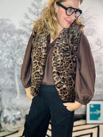 Shanti Super Soft Plush Leo Gilet