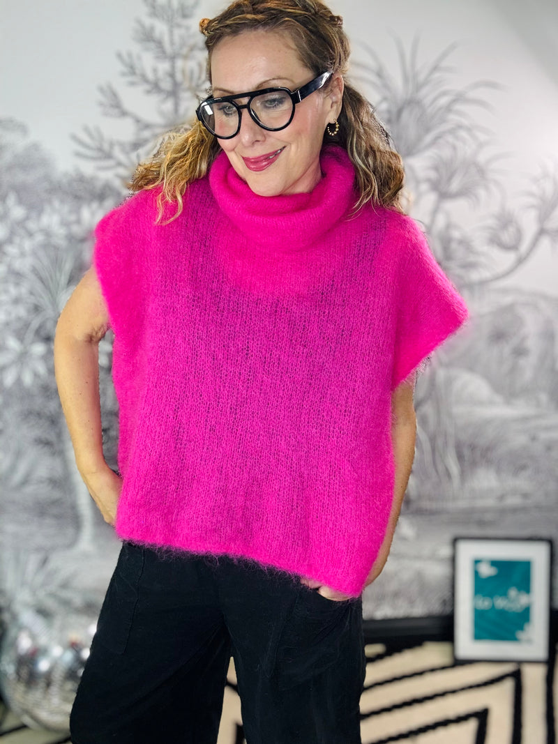 Joerk Roll Neck Knitted Vest