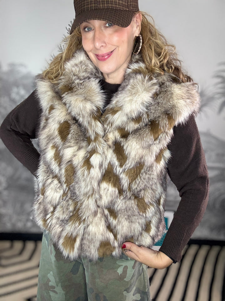 Sabrina Siberian Faux Fur Gilet