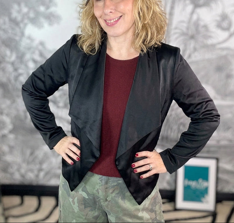 The Suedette Waterfall Jacket