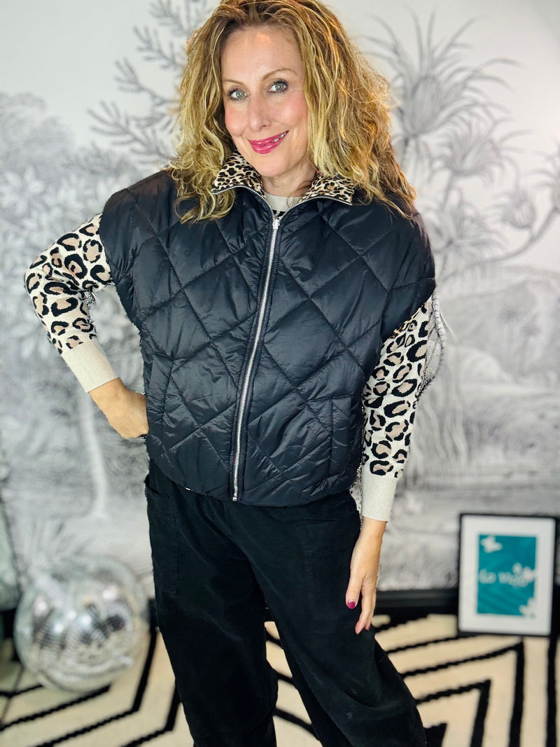 Fallon Sleeveless Puffer Jacket