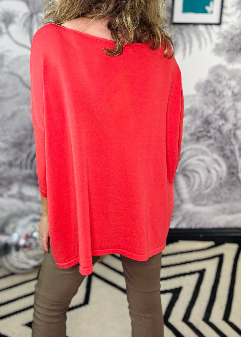 Alora Oversized Knitted Top