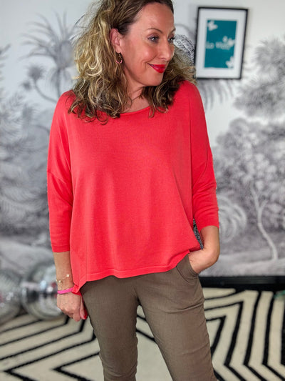 Alora Oversized Knitted Top