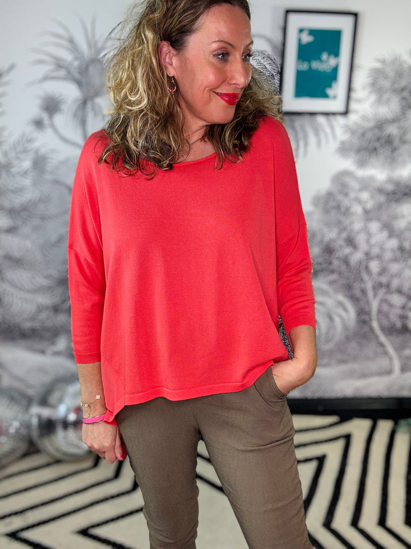 Alora Oversized Knitted Top