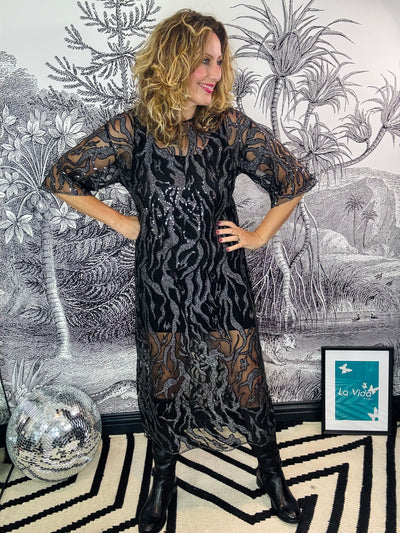 Maggie Sequin & Sparkle Dress