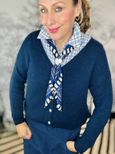 Vida Silver Heart Scarf Ring