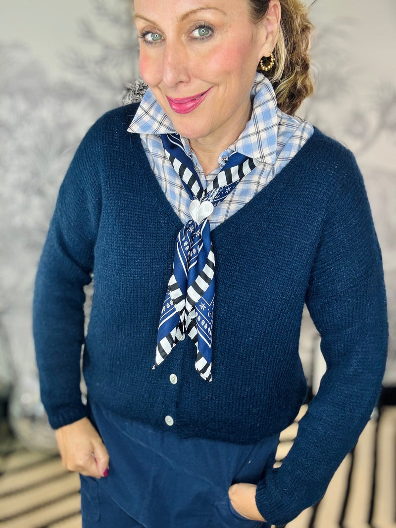 Vida Silver Heart Scarf Ring