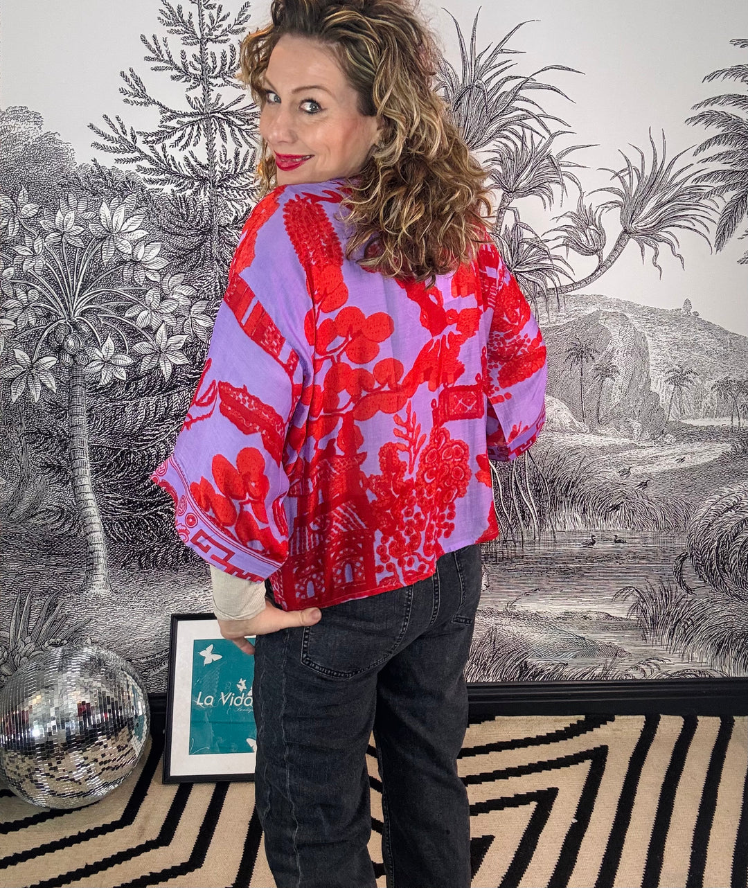 Giant Willow Violet Kimono