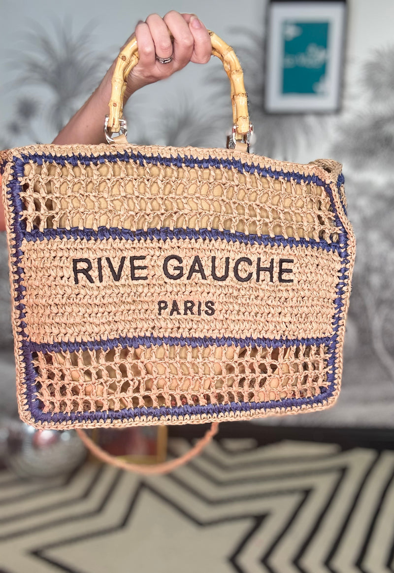 Rive Gauche Faux Bamboo Bag