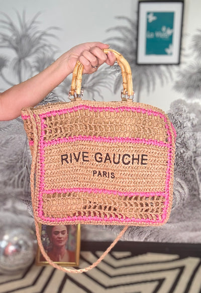 Rive Gauche Faux Bamboo Bag