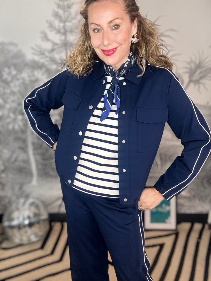 Dark Blue Juno Punta Jacket