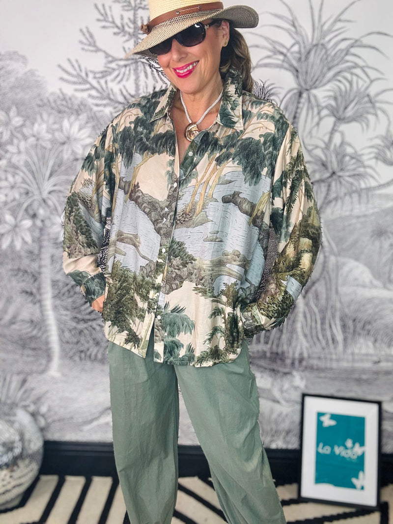 Rivers & Trees Natural Oversized Shirt