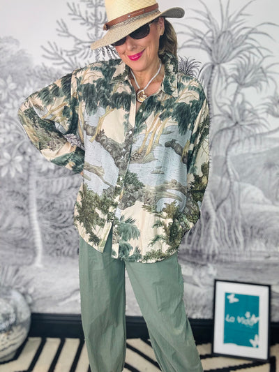 Rivers & Trees Natural Oversized Shirt
