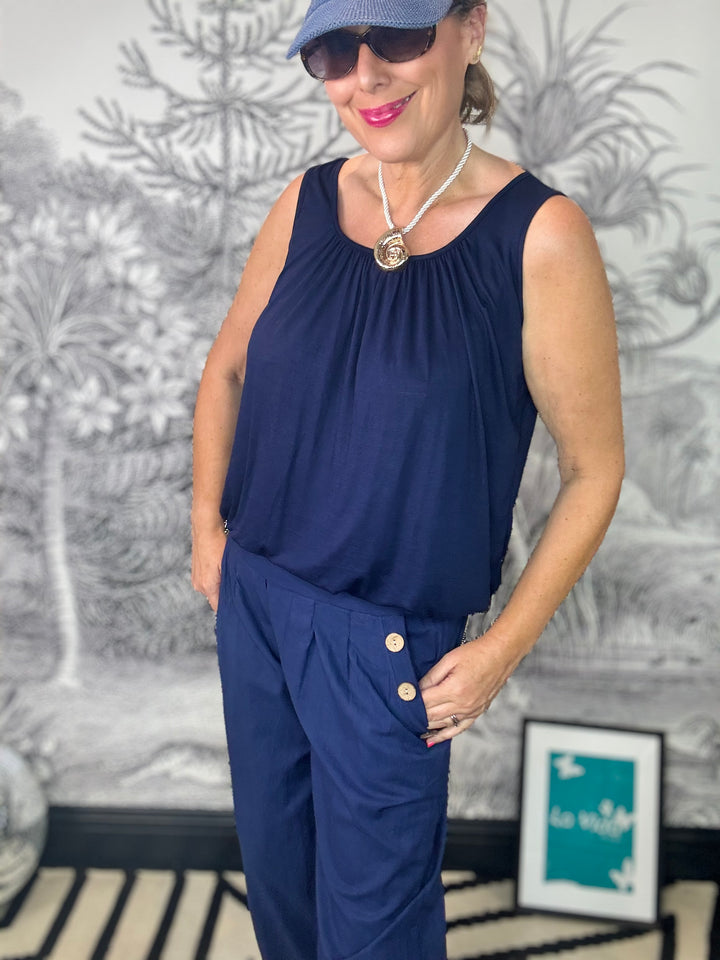 Donna Essential Bubble Vest Top