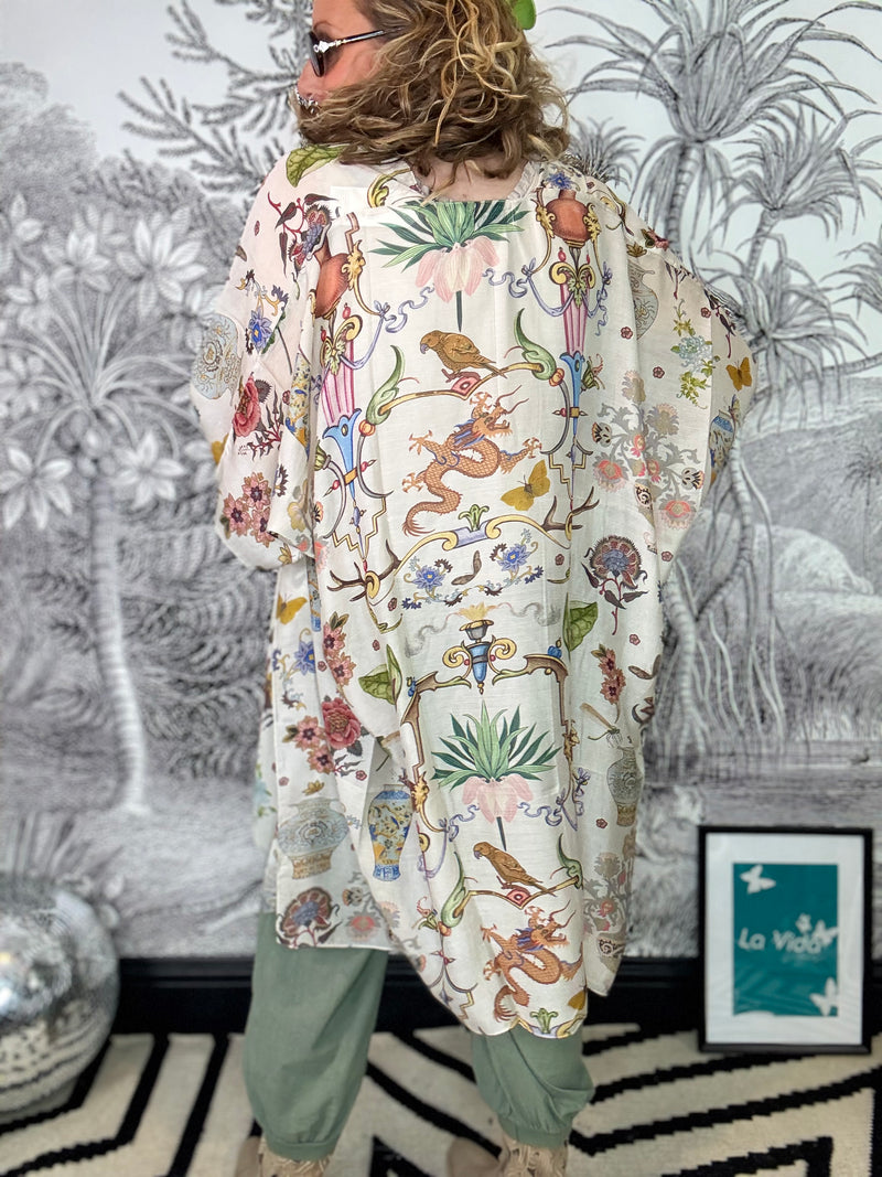 Cornucopia Ivory Throwover