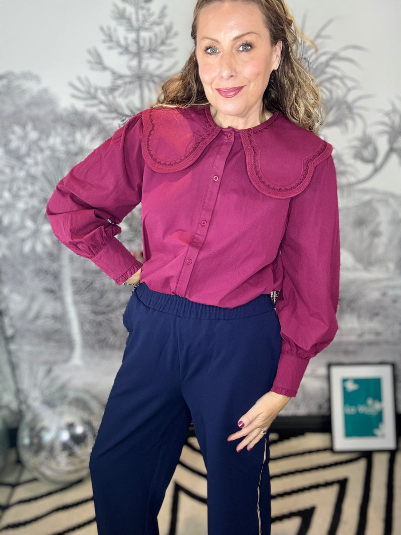 Cammie Oversized Collar Shirt