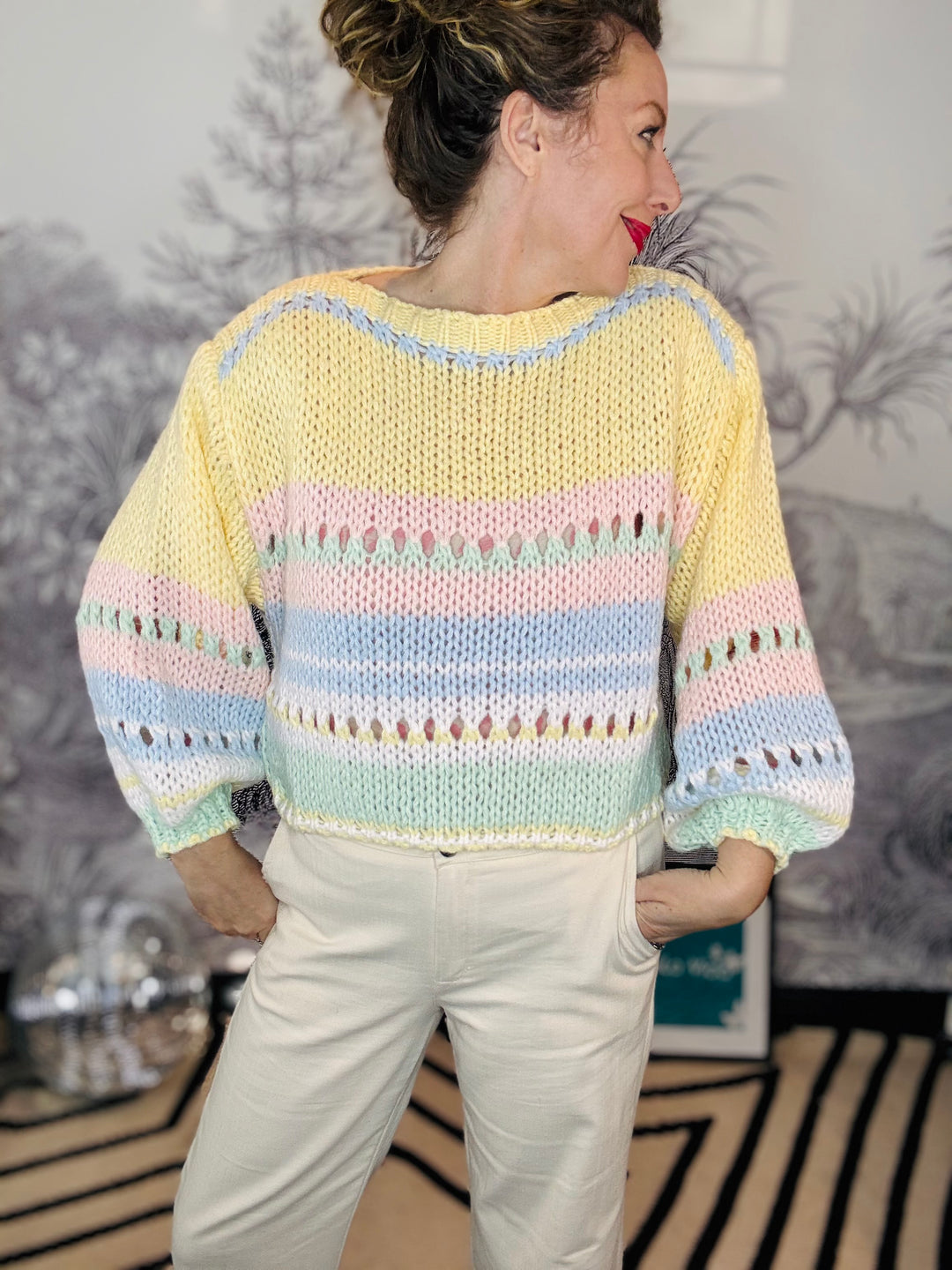 Carla ice-cream knit