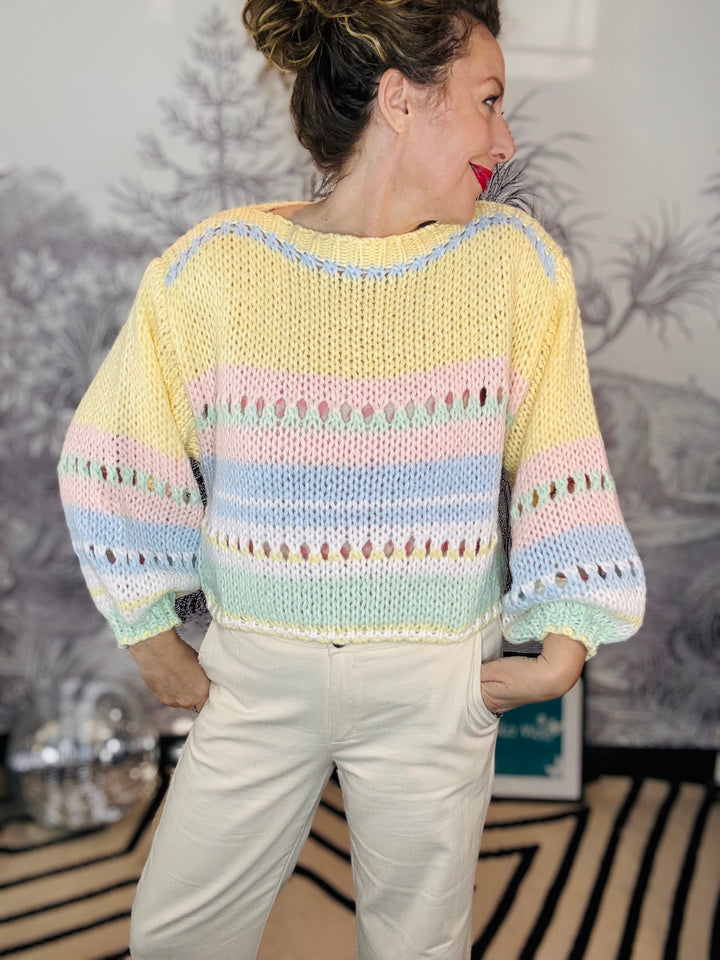 Carla ice-cream knit