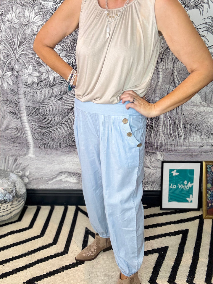 Donna Essential Summer Harem Trousers