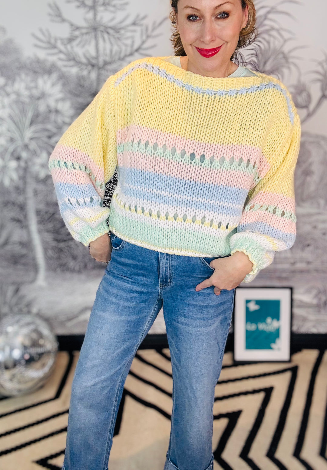 Carla ice-cream knit
