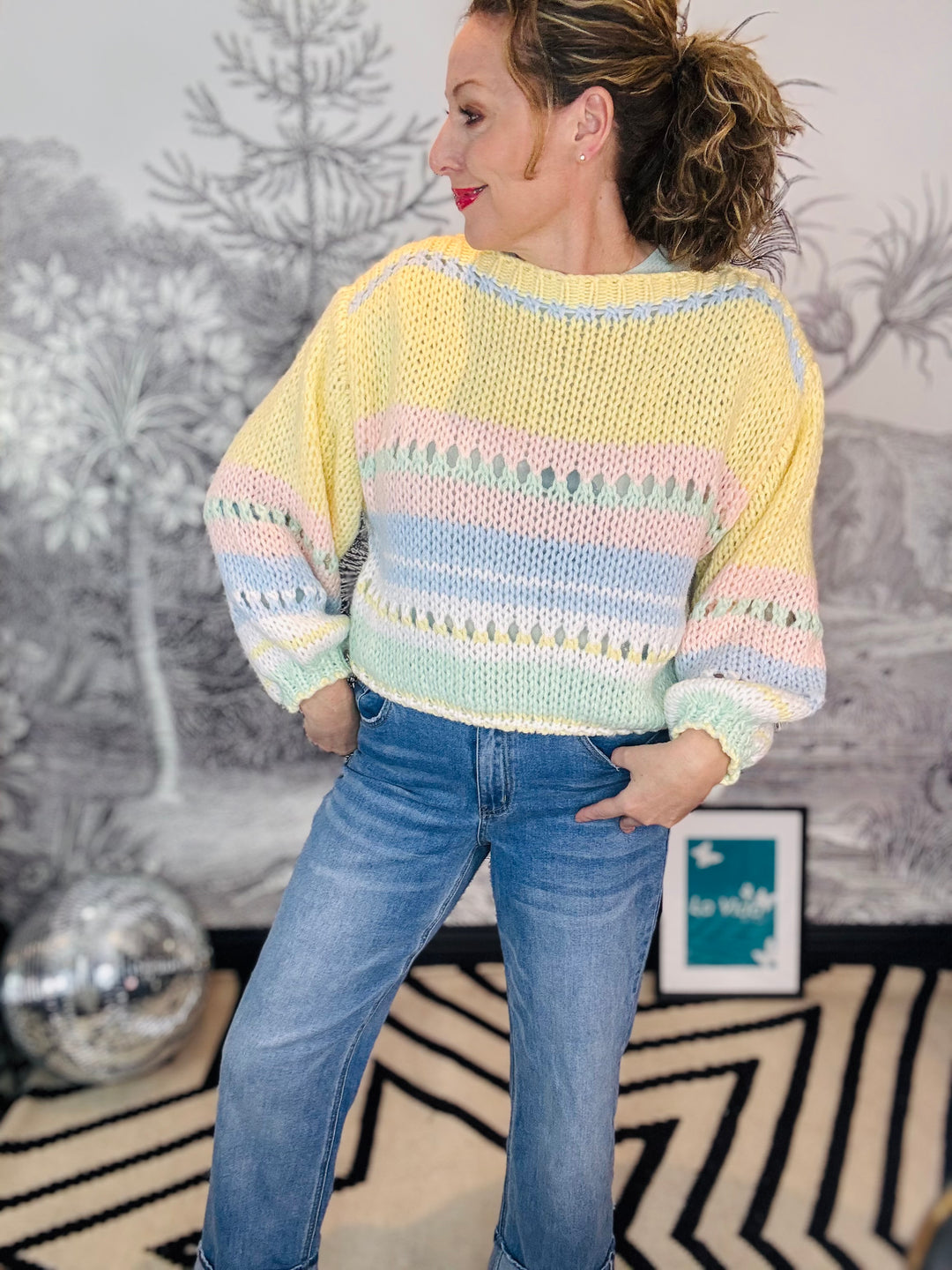 Carla ice-cream knit
