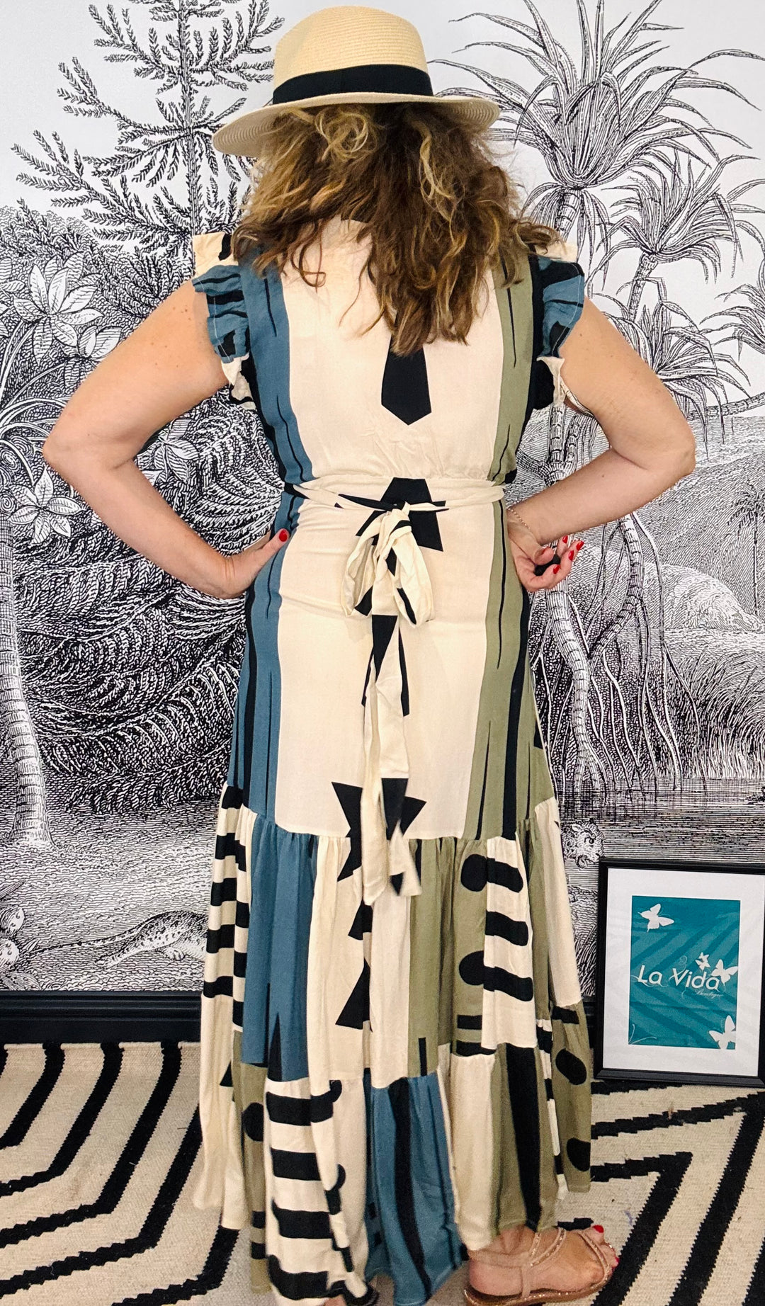 Lauren Long Flowing Wrap Dress