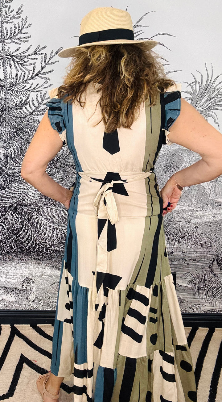 Lauren Long Flowing Wrap Dress
