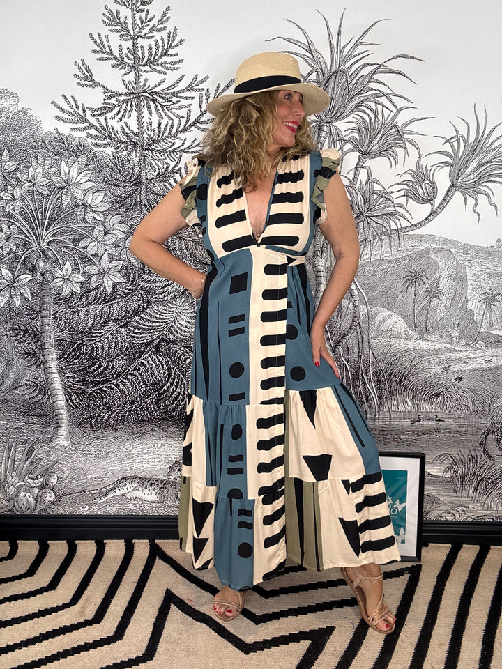 Lauren Long Flowing Wrap Dress