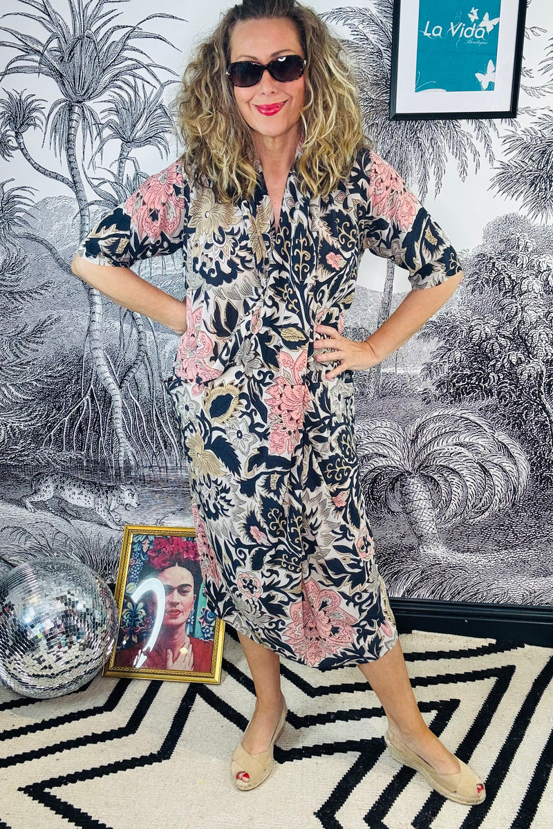 Block Taupe Rachel Dress