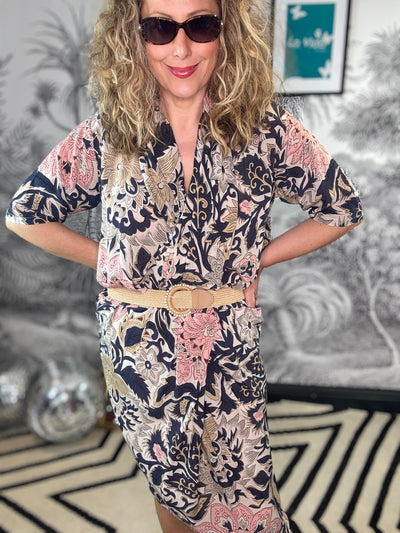 Block Taupe Rachel Dress