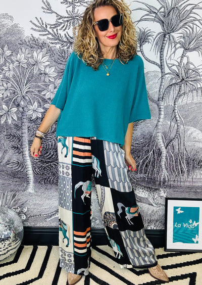 Vida Short Sleeve Batwing Jumper