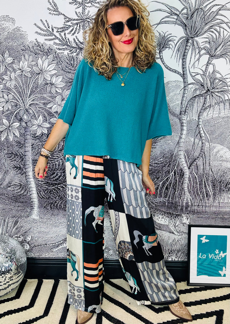 Vida Short Sleeve Batwing Jumper