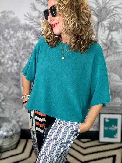Vida Short Sleeve Batwing Jumper