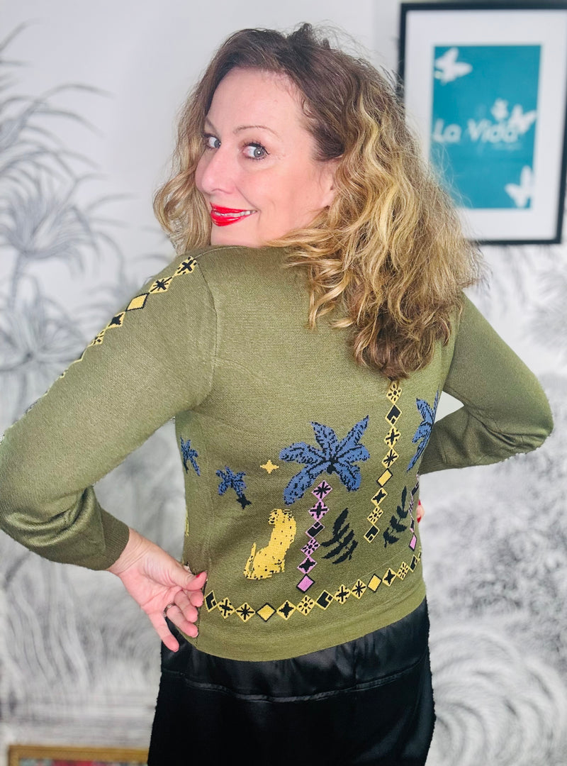 Sinéad Safari Jacquard Cardigan