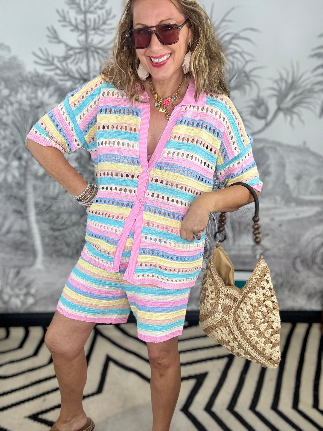 Cala Bassa Crochet Knit Co-ord Set