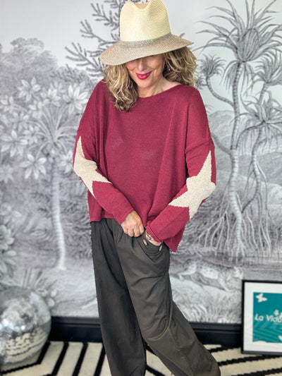 Estrella Metallic Star Back Jumper