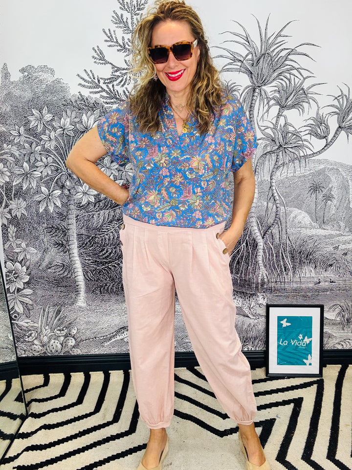 Luna Andrea Short Sleeve blouse