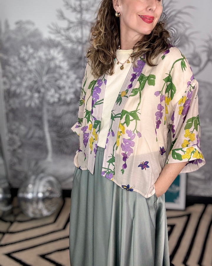 Wisteria Lilac Kimono