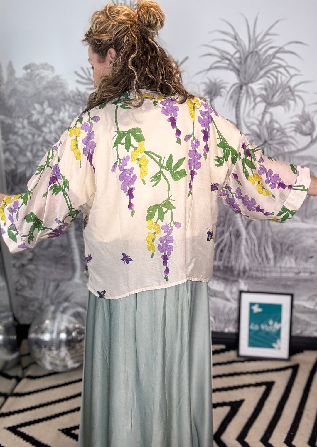 Wisteria Lilac Kimono