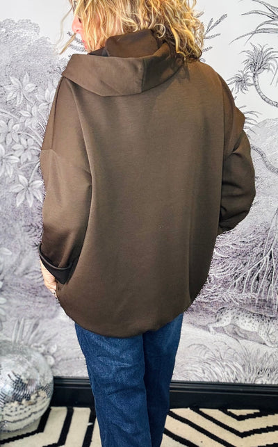 Simone Soft Touch Zip Through Hoodie
