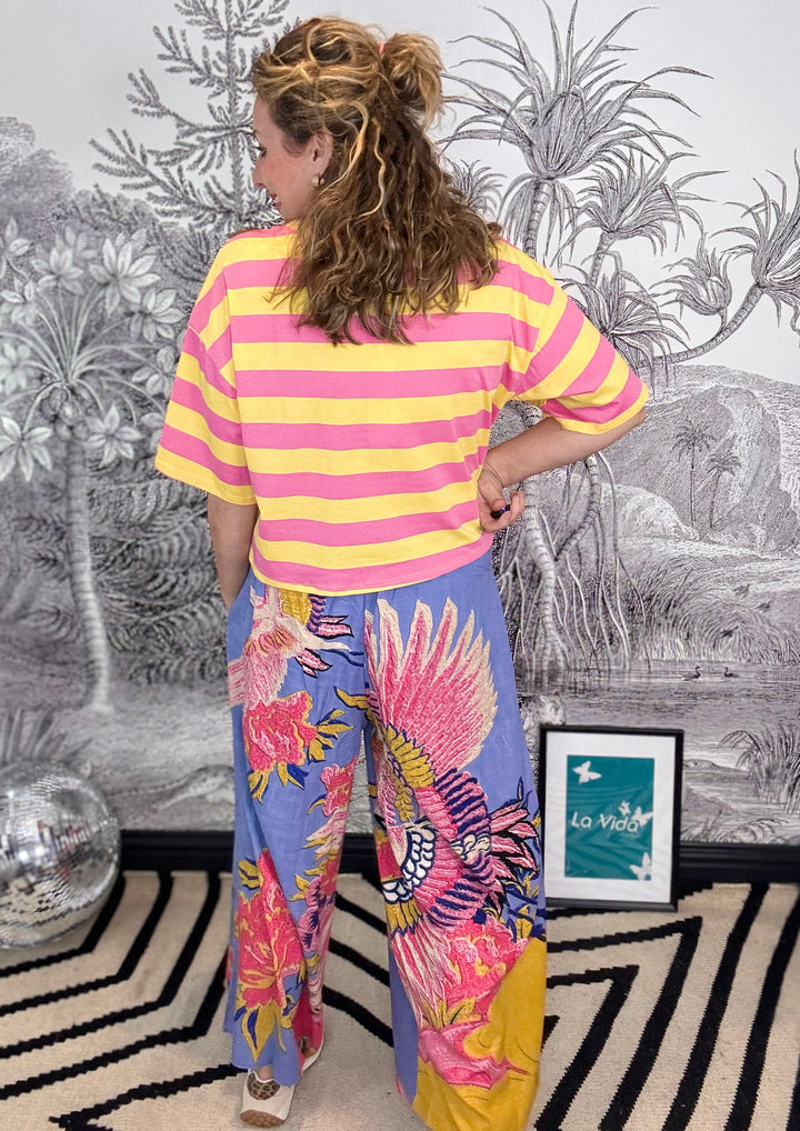 Crane Periwinkle Palazzo Pants