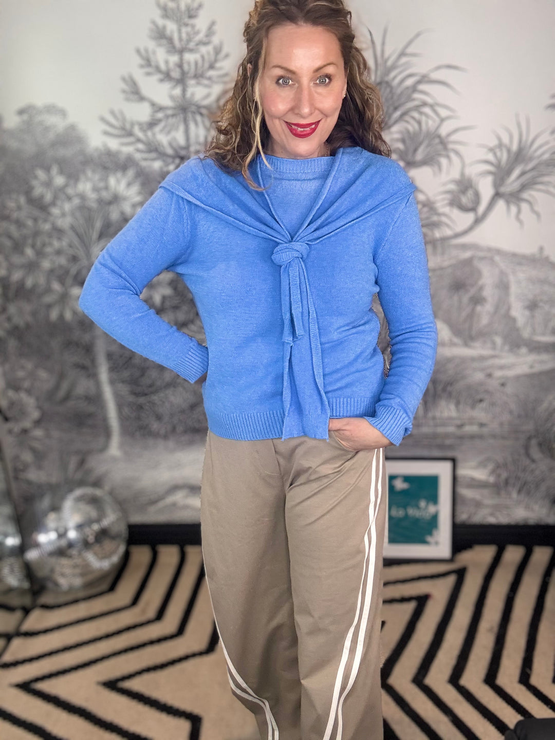 Wanda Faux Cape Layer Knit Jumper