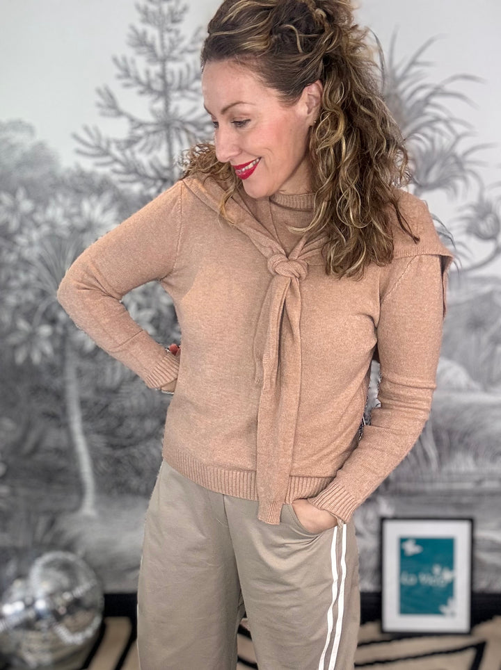 Wanda Faux Cape Layer Knit Jumper