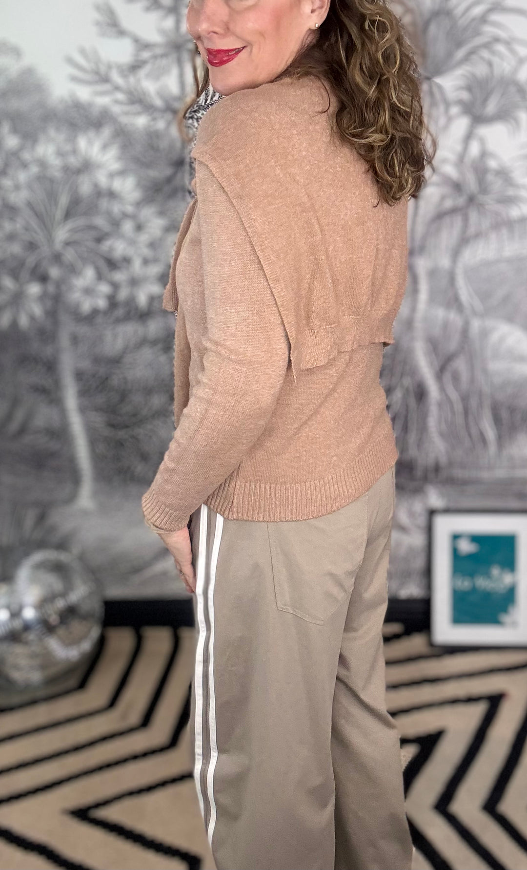 Wanda Faux Cape Layer Knit Jumper