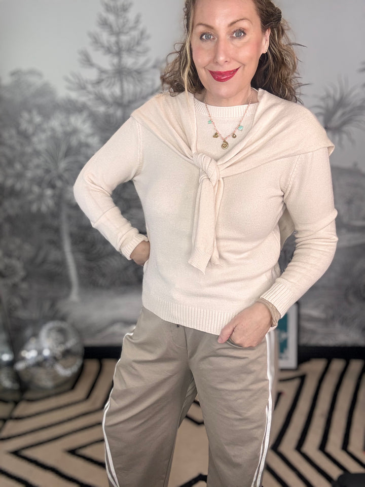 Wanda Faux Cape Layer Knit Jumper