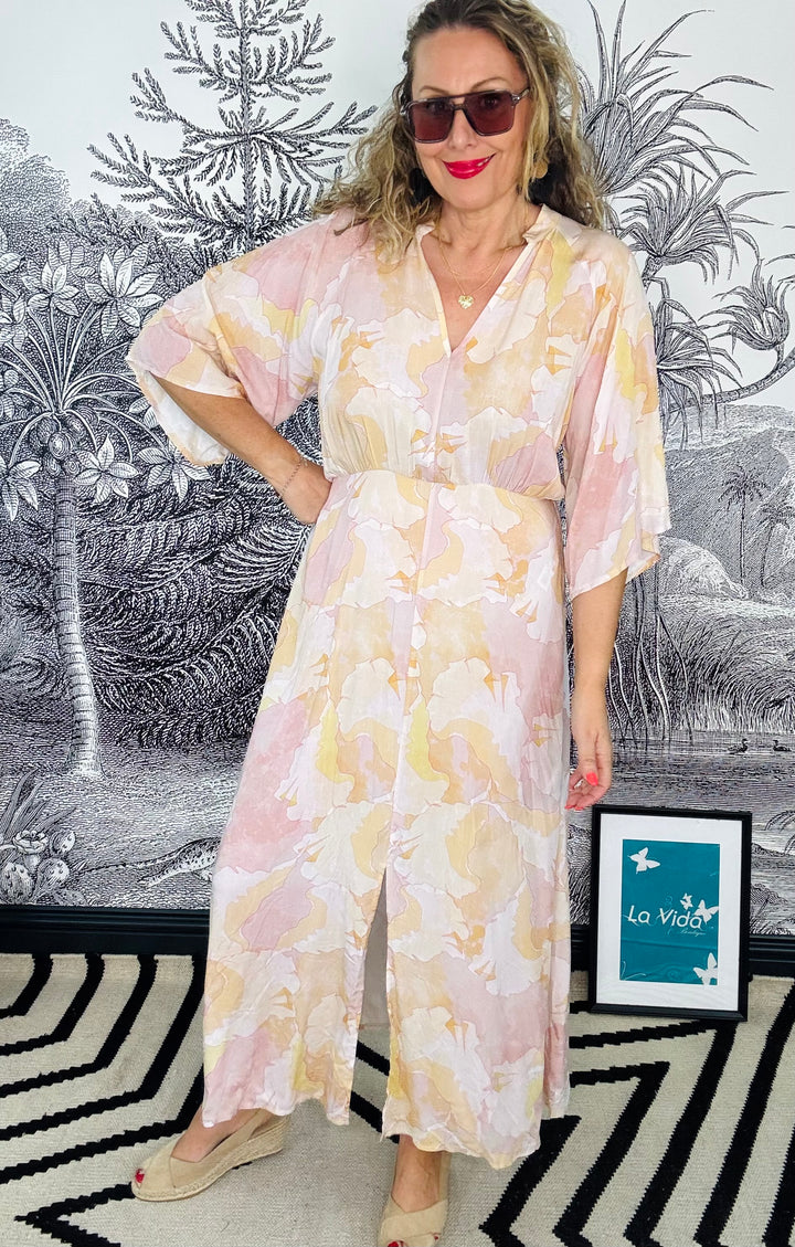 Reef Dress in Soft Pastel