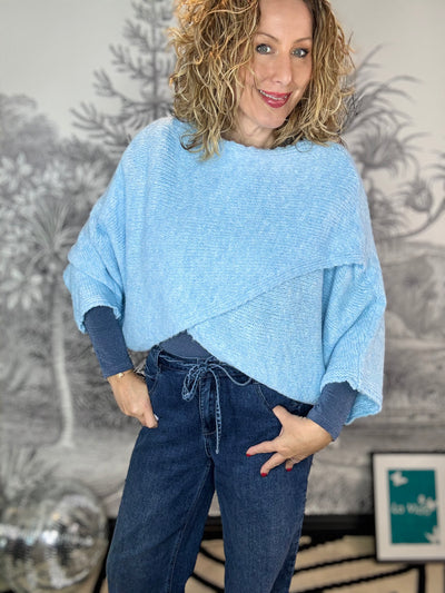 Mila Crossover Knitted Jumper