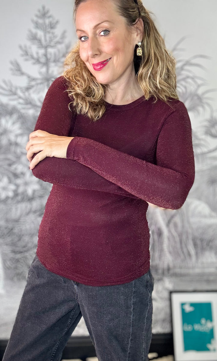 Faye Lurex Sparkle Top