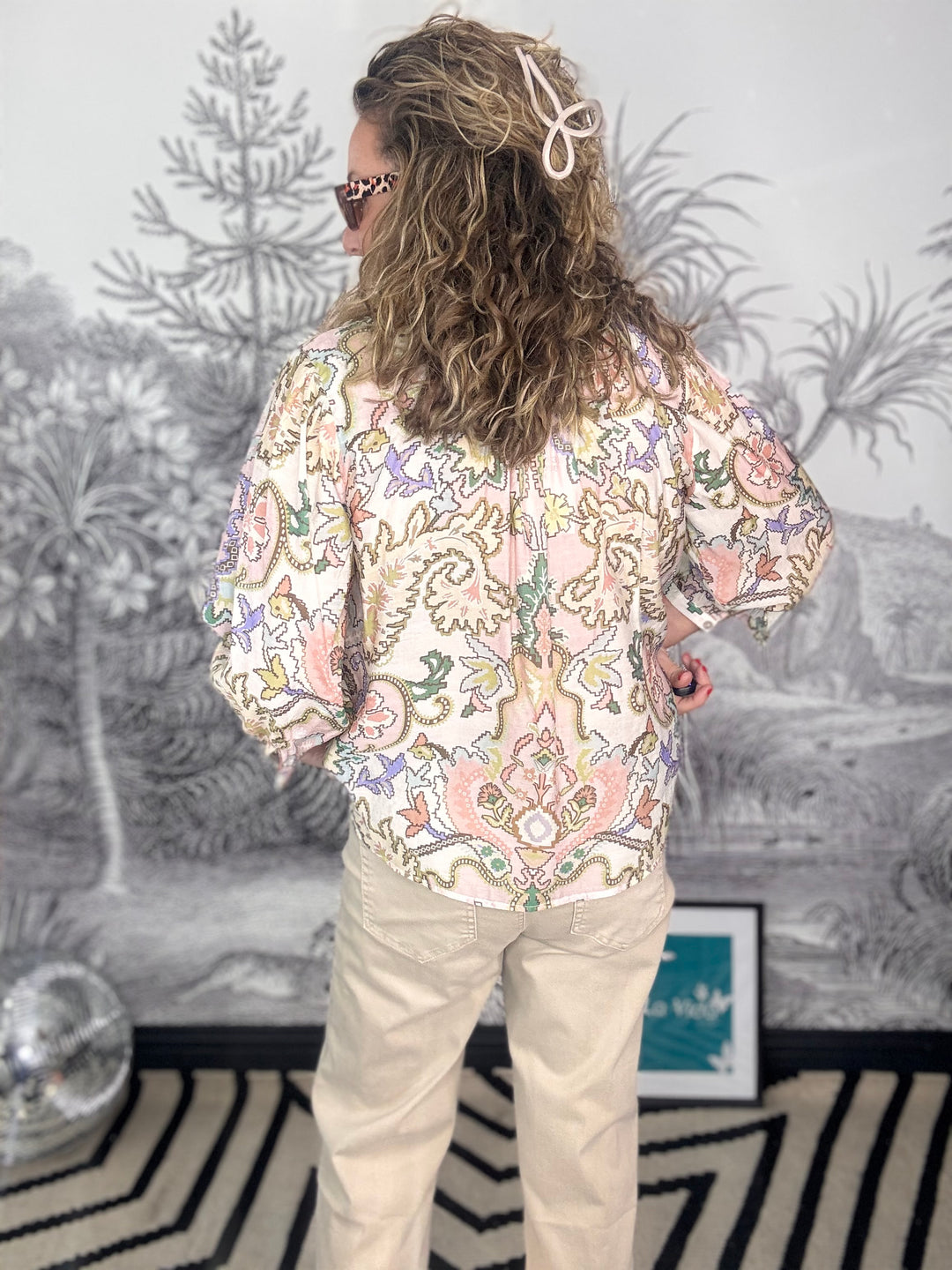 Saint Tropez printed silk viscose shirt